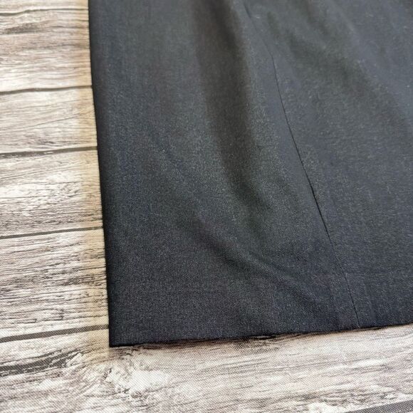 Cache Contour Collection Womens Sleeveless Belted Pencil Dress 12 Dark Grey Gray - Picture 8 of 15